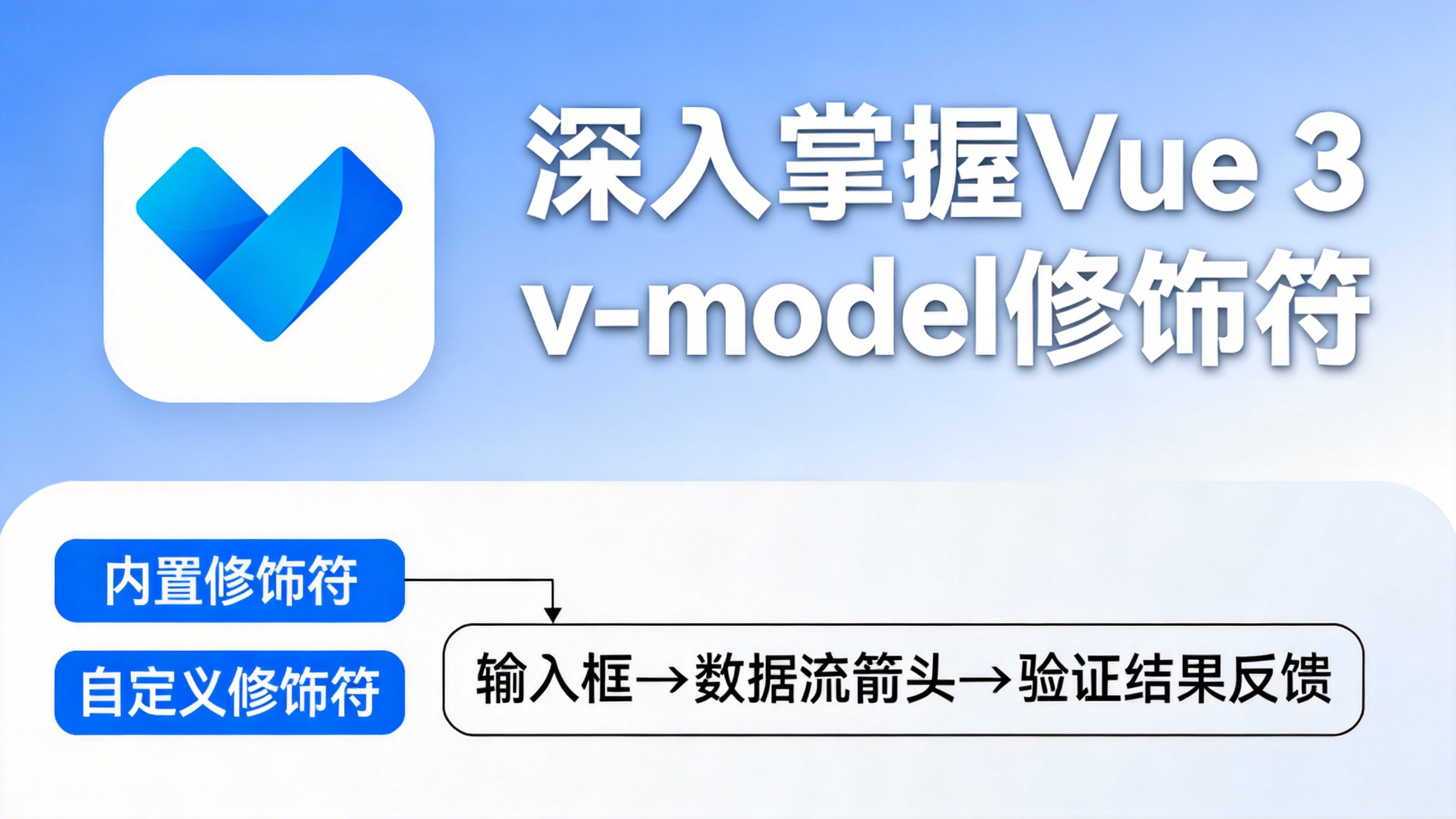Vue 3 组件 v-model 完全指南（五）：修饰符使用完全指南——内置修饰符与自定义修饰符详解